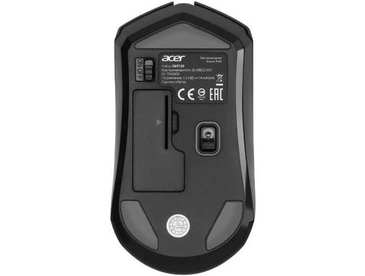 Клавиатура+мышь Acer OKR120 Wireless черный (ZL.KBDEE.007)